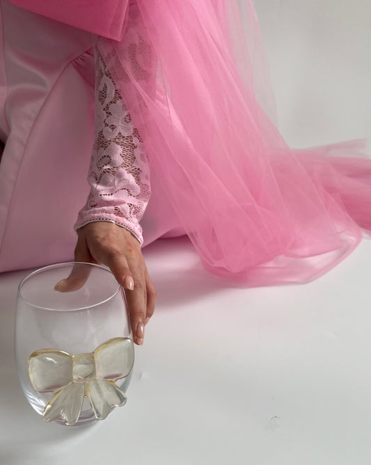 Bow Glasses Bowtique Beige