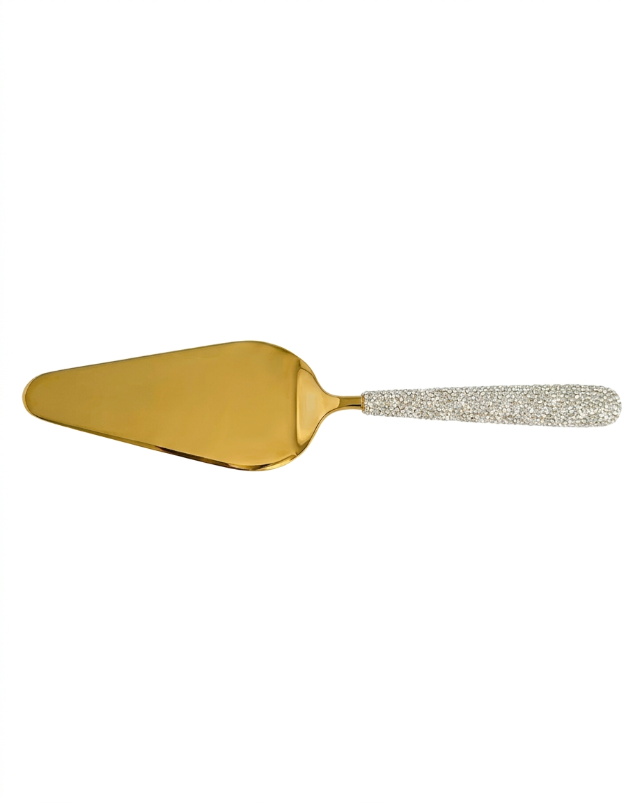 Rhinestone Cake Server